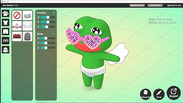 Zoo Studio making your animal Avatar Teaser #vrchat #vroidstudio #vrm