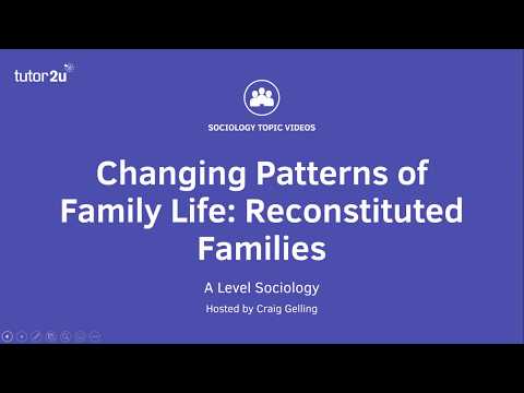 Changing Patterns Of Family Life - Reconstituted Families | A Level Sociology - Families