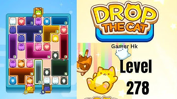 Drop The Cat Level 278 Walkthrough Solution 