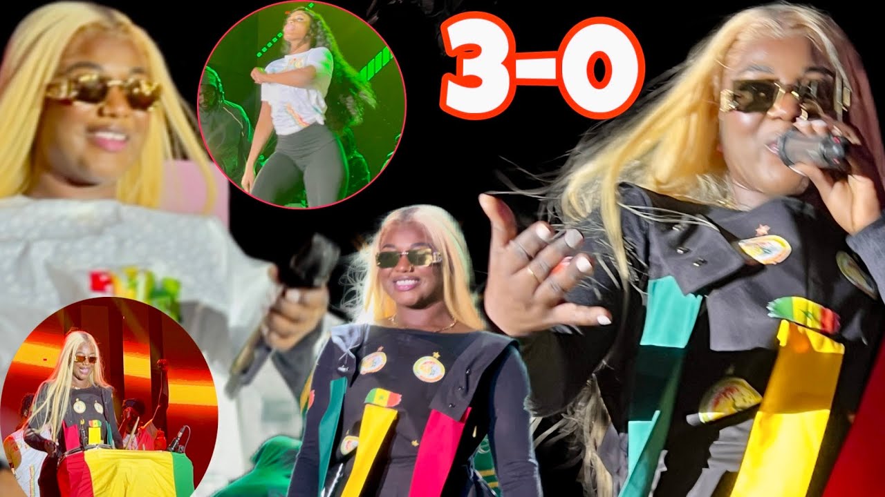 Hé Mia Guissé chante les lions après leur victoire,Racky danseuse Toth na concert bi Sadio Mané…