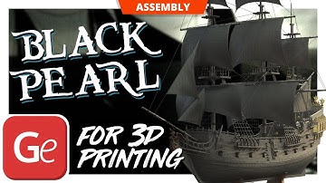 Black Pearl 3D Printing Model | Assembly by Gambody