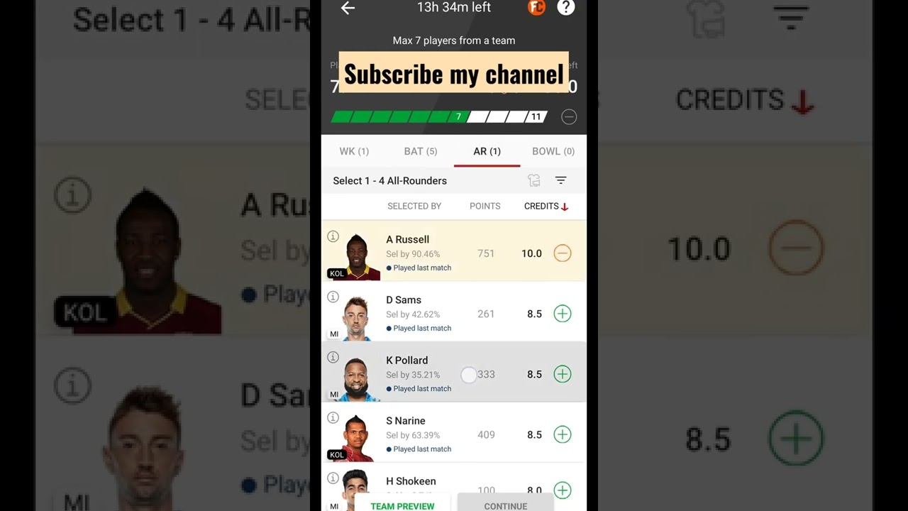 Mi VS kol|DREAM11 TEAM| IPL 2022| Match No56|