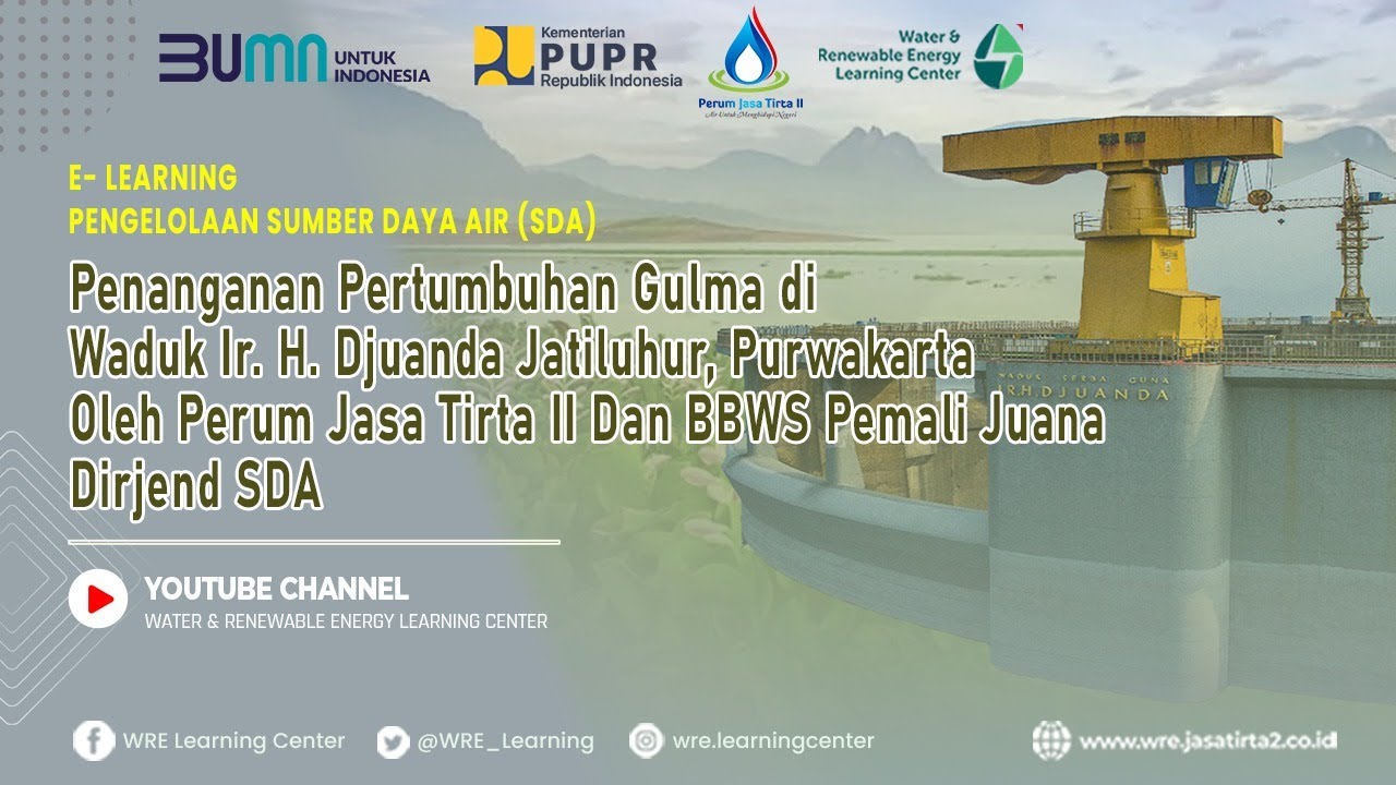 Penanganan Pertumbuhan Gulma di Waduk Ir. H. Djuanda Jatiluhur