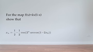 EX: Derive the n-th element of the orbit of a chaotic map