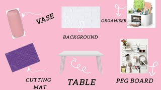 Diy craft studio in budget ✨♥️|desk setup | @saim.theartist