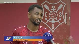 O Sergipe iniciou a semana de treinamentos com foco no duelo contra o Guarani