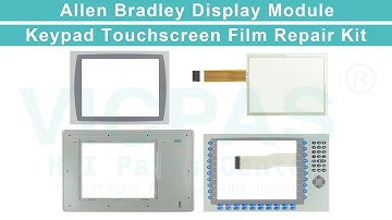How to Repair Panelview Plus Terminal Keypad Touch Panel Front Overlay Housing?