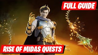 How To Easily Complete Rise of Midas Quests in Fortnite Chapter 5 Season 2 Full Guide