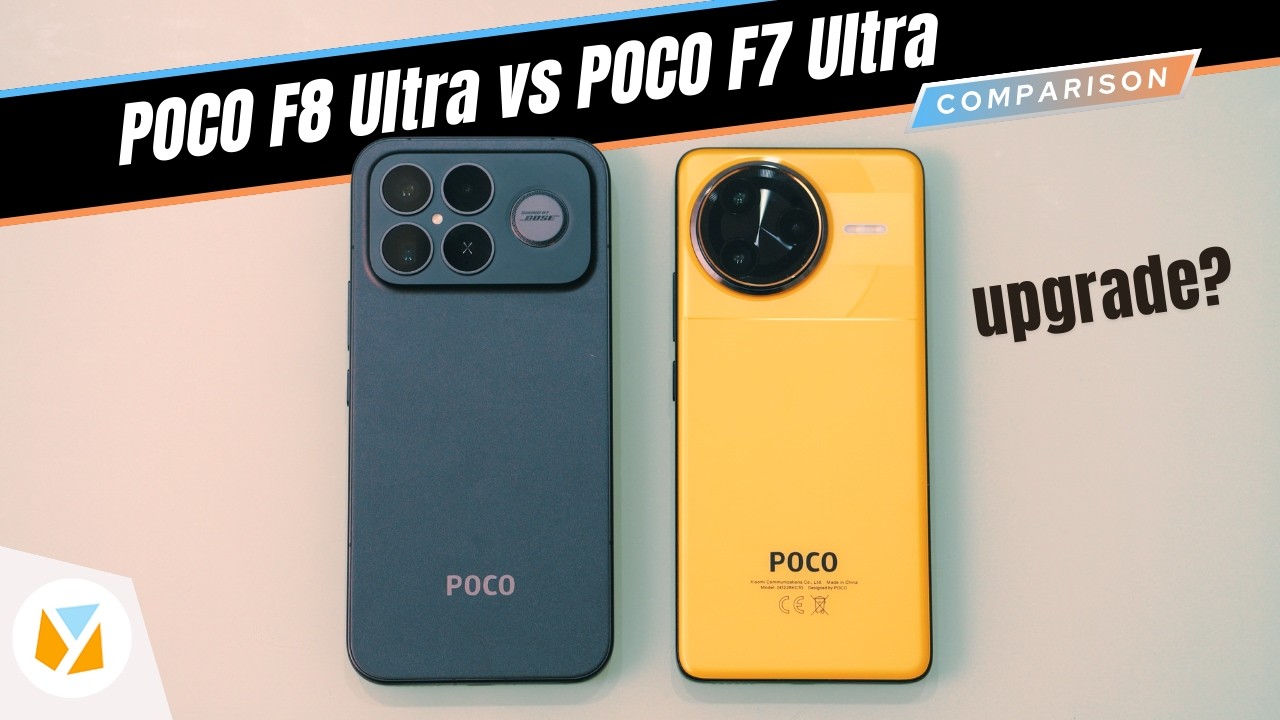 POCO F8 Ultra vs POCO F7 Ultra Comparison Review - YouTube