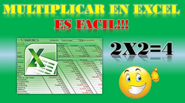 ❌ Como MULTIPLICAR EN EXCEL / Formula Multiplicación En Excel =A1 * B1