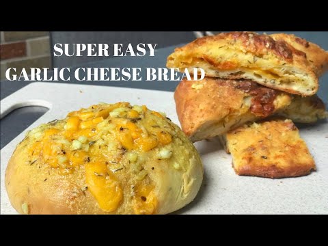 SUPER EASY ! GARLIC CHEESE BREAD RECIPE ! - YouTube