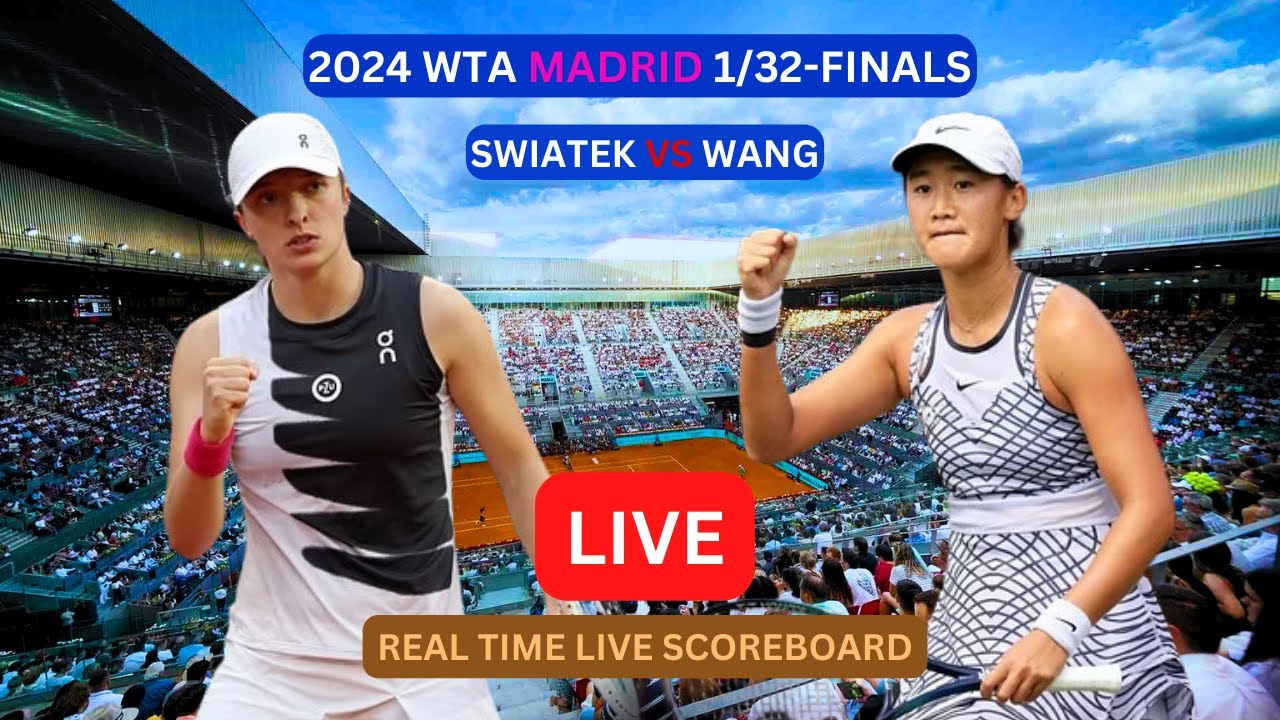Iga Swiatek Vs Xiyu Wang LIVE Score UPDATE Today Women's Tennis Match ...