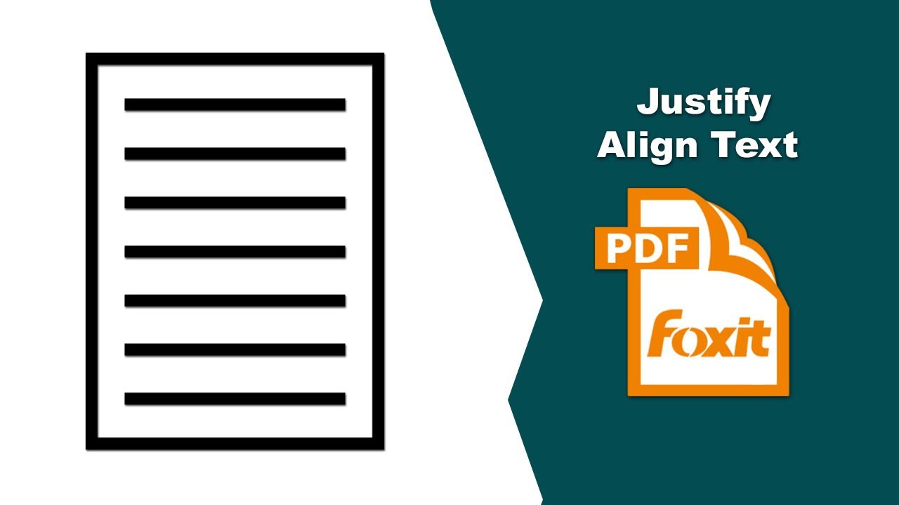 How to Modify and Justify Text in a PDF Document in Foxit PDF Editor ...