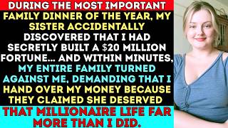 MY FAMILY discovered my hidden fortune during dinner… and what they demanded changed everything screenshot 5