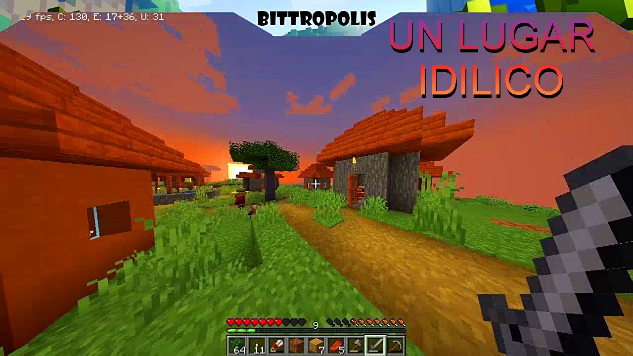 UN LUGAR IDILICO - BITTROPOLIS #3 - Minecraft - BitmausWTF