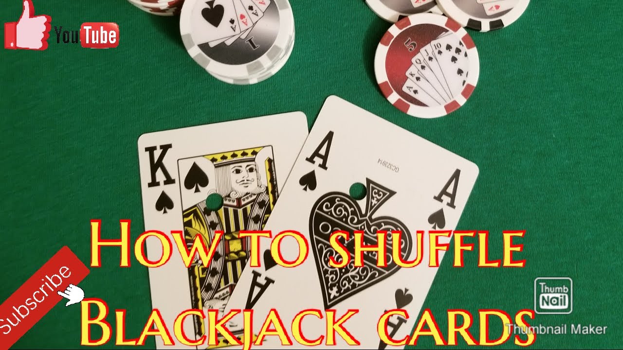 HOW TO SHUFFLE A 4DECK CARDS IN DEALING BLACKJACK blackjack 