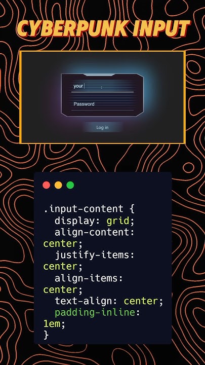 Cyberpunk input buttons neon #css #coding #html #webdesign - YouTube