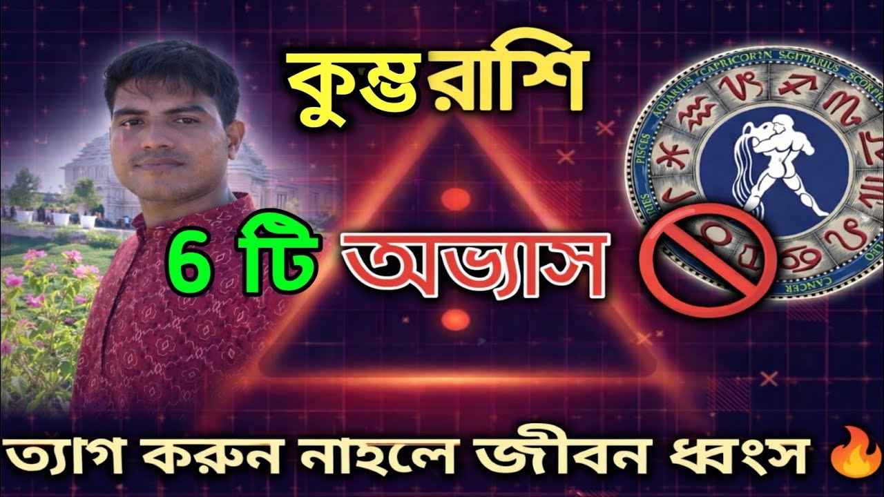 কুম্ভ রাশি সতর্ক! 🚨 এই ৬টি অভ্যাস এখনই ত্যাগ করুন | Aquarius Horoscope 2026 