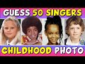 Guess the 50 singers from a childhood photo quiz  triviachallenge