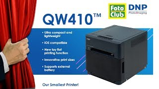Introducing the new DNP QW410 4.5-inch dye-sublimation photo printer
