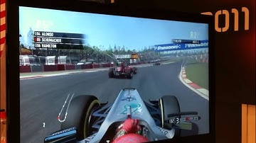 F1 2011: Gamescom 2011 gameplay