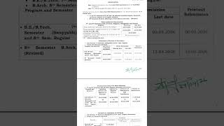Exam Application form for 8th semester 2022 Scheme - VTU UNIVERSITY