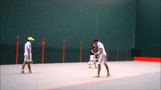 Frontenis Interclubs 1ra Fuerza Asturiano vs España (Pareja 1)