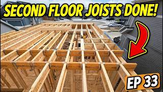 Finishing The Second Floor Joists Solo