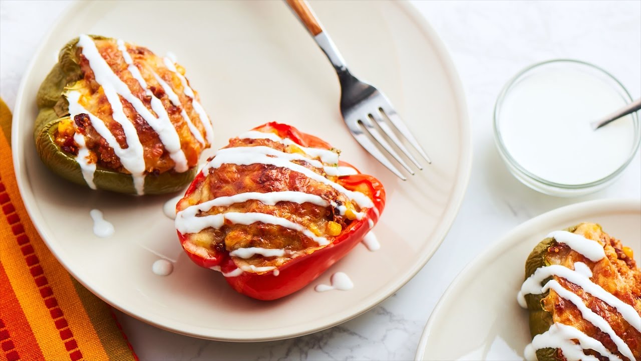 Chiles Morrones Rellenos de Chorizo y Quínoa YouTube