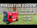 Predator 5000W Dual-Fuel Inverter Generator with remote start