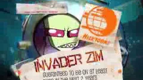 Nicktoons Network RARE Invader Zim spot #2 (NO SOUND)