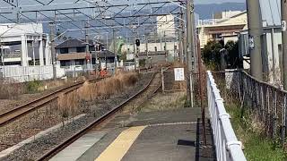 JRきのくに戦　紀三井寺駅を通過する287系くろしお！
