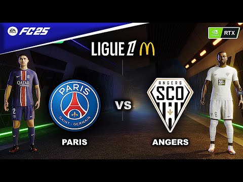 FC 25 - PARIS SAINT GERMAIN vs ANGERS SCO | Ligue 1 25/26 #fc25