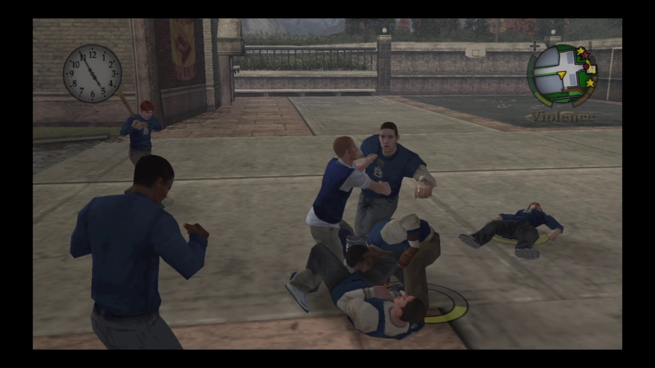 Bully jimmy vs 5 jocks at once