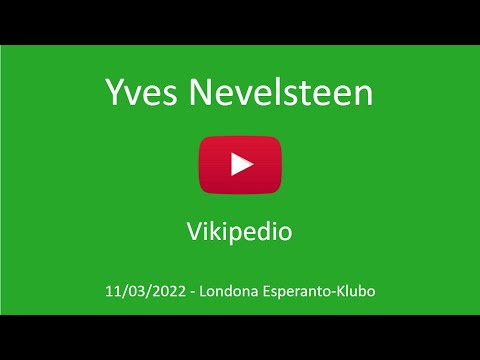 11a de marto 2022 - Prelego de Yves Nevelsteen