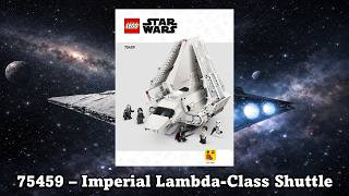 LEGO Star Wars 75459 - Imperial Lambda-Class Shuttle - LEGO Instructions (Full Build)