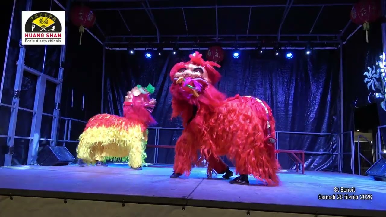 NAC2026 HUANG SHAN @St Benoit   Danse du Lion du Nord