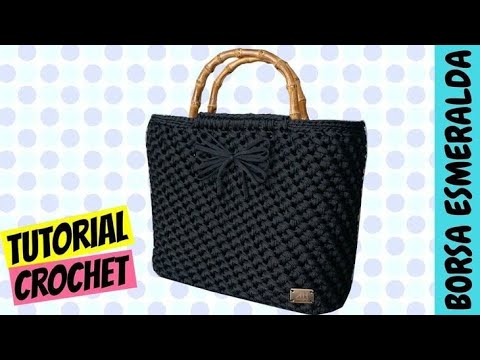 Tutorial Borsa Uncinetto Esmeralda Punto Spiga How To Make A Crochet Bag Katy Handmade Youtube