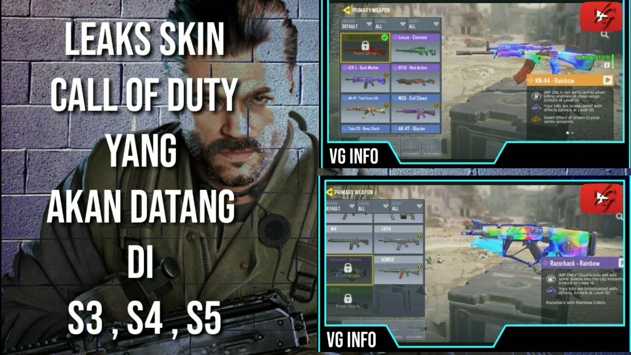 #leaks # codm Leaks !! Skin Senjata Yang Akan Datang Call Of Duty