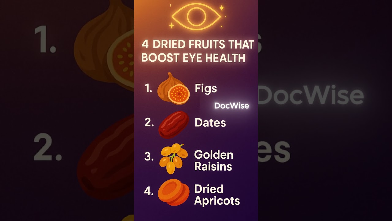 4 Dried Fruits That Sharpen Your Vision | Senior Health Tips  