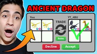 ANCIENT DRAGON TRADE  Shadow Dragon Pet Almak ?? ( Roblox Adopt Me )