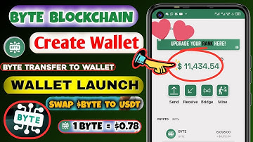 ByteBlockchain create wallet  step by step 👜 Swap BYTE to USDT 💰 BYTEBLOCKCHAIN NEW UPDATE ❤️