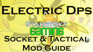 DCUO Electric Dps Socket & Tactical Mod Guide l Gear+Stats!