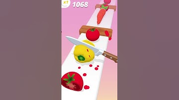 Perfect Slice Gameplay 🍅 | Satisfying Cutting Game | ASMR Mobile Game 2025 #shorts