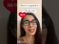 How To Respond To Thank You Don T Say Welcome Daily Smart English Phrases Tips Shorts