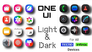 ثيم One UI إصدار فاتح وغامق 🔥 لجميع أجهزة Tecno و Infinix | ثيم كومبو 🍁 #infinix #tecno screenshot 1