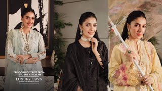 Zarqash Luxury Lawn Unsched Collection.,