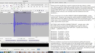 Near Zero Latency for direct INput monitoring of the sound card using JACKROUTER