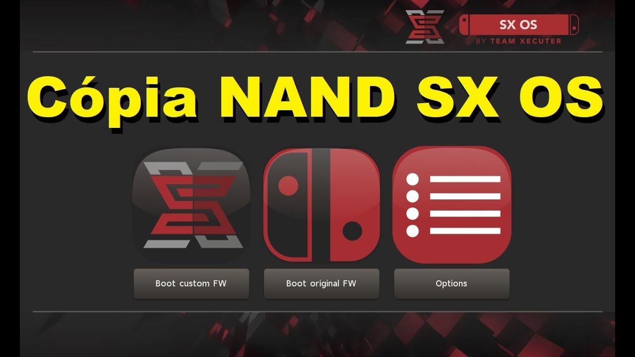 Backup da Nand Nintendo Switch pelo SX OS Sem Perder AutoRCM YouTube