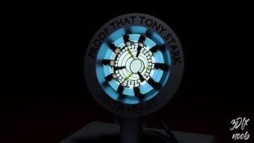 Tribute to Iron Man | 3D Arc Reactor | Blender 2.83